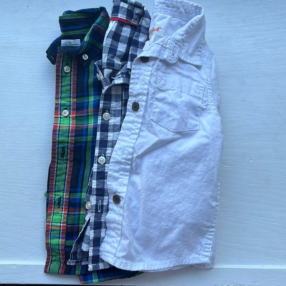 Toddler button down shirt bundle